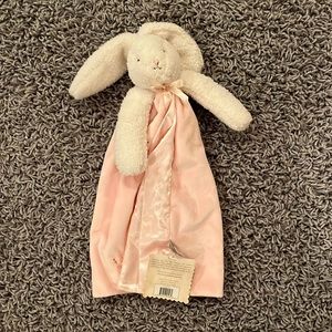 Bunnies By The Bay Plush Blossoms Buddy Lovey Security Blanket Best Friends Pink